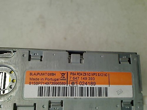 Autoradio peugeot 607 - peugeot, (9d,